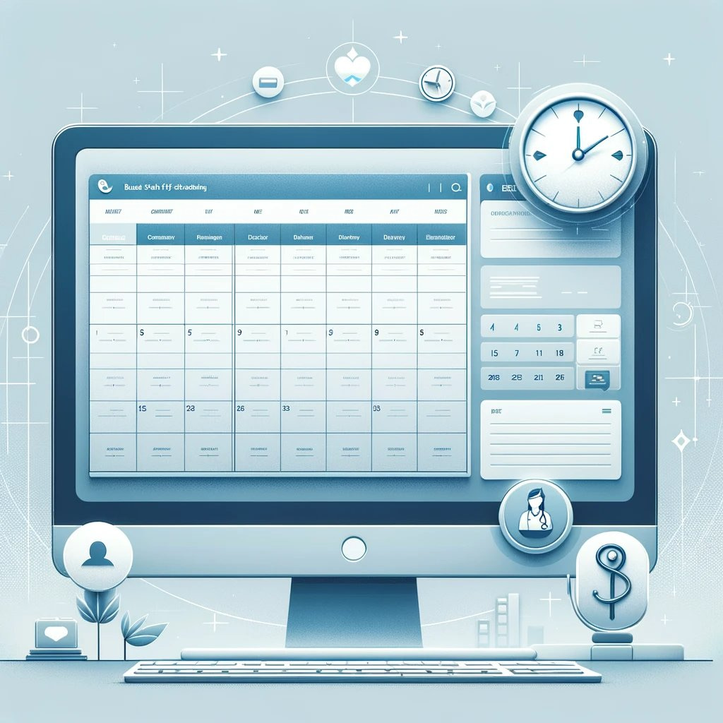 Illustration of booking calendar