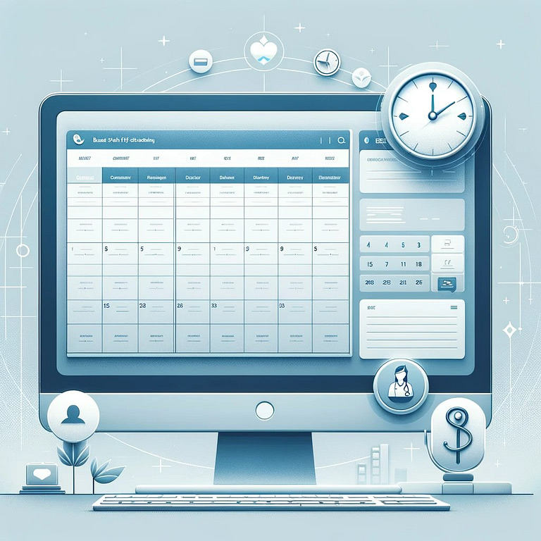 Illustration of booking calendar